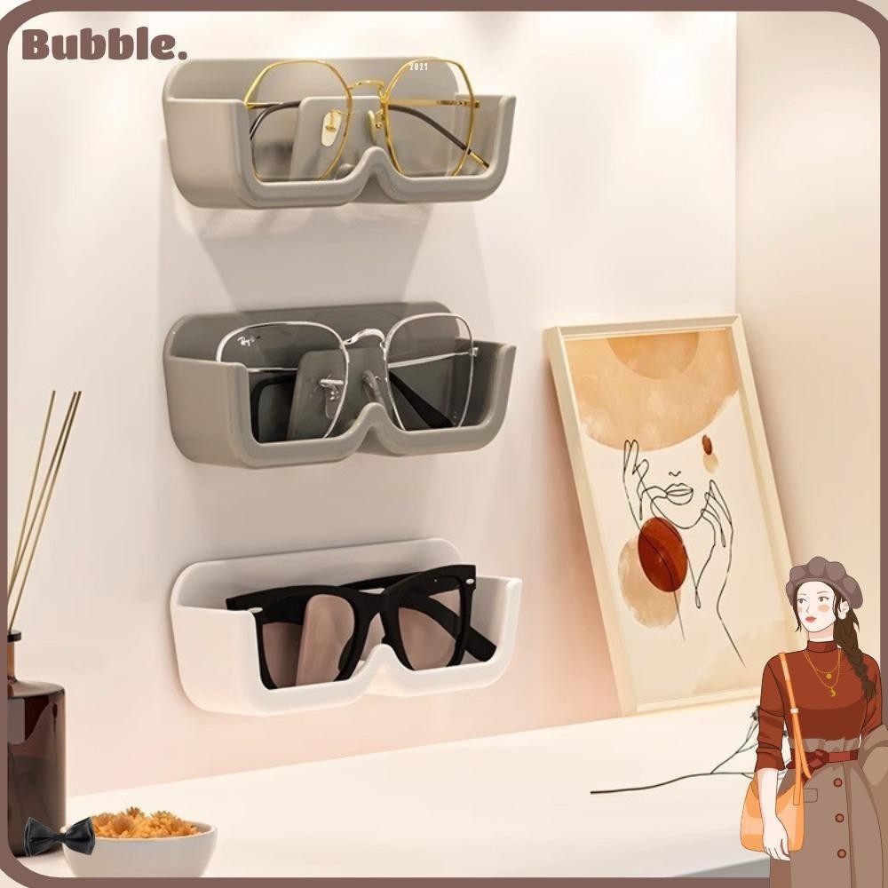 Bubble ชั้นวางแว่นตากันแดด แบบติดผนัง ไม่ต้องเจาะรู แบบพกพา สําหรับตกแต่งบ้าน ห้องนอน ห้องน้ํา