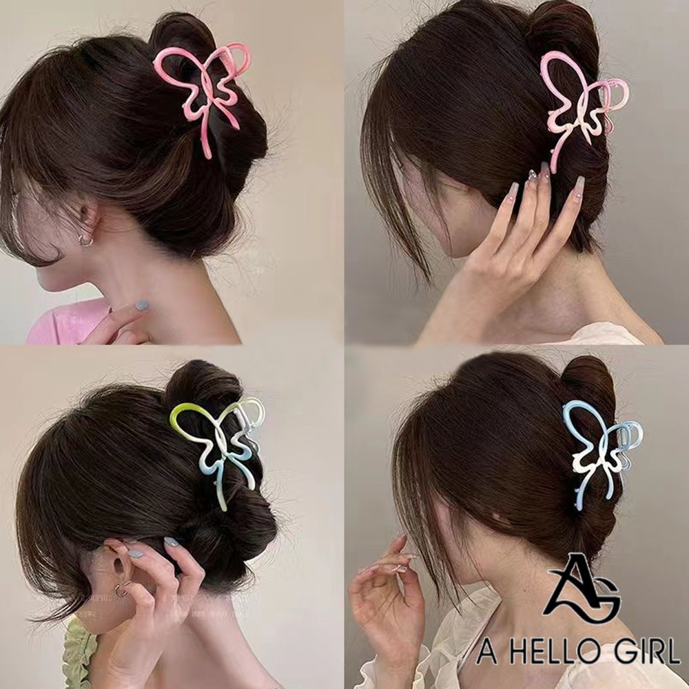 A HELLO Girl กิ๊บติดผม ฉลาม ผีเสื้อ น่ารัก หวานแหวว สําหรับผู้หญิง 2024