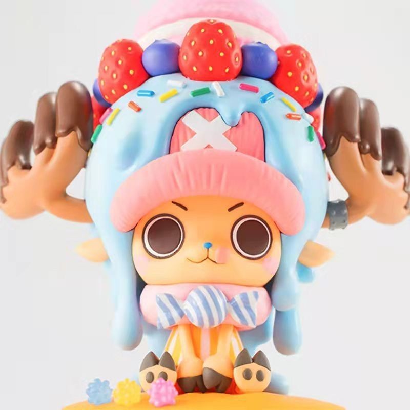 โมเดลตุ๊กตาฟิกเกอร์ One Piece Dessert Candy Chopper ของเล่นสําหรับเด็ก