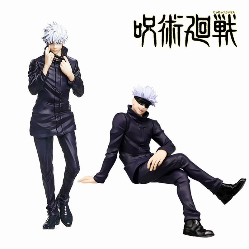 โมเดลฟิกเกอร์ PVC รูปปั้นอนิเมะ Jujutsu Kaisen Gojo Satoru ขนาด 13 ซม. 2 สไตล์ ของเล่นสําหรับเด็ก แฟนคลับ เก็บสะสม เพื่อน