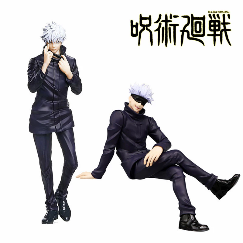 โมเดลฟิกเกอร์ PVC รูปปั้นอนิเมะ Jujutsu Kaisen Gojo Satoru ขนาด 13 ซม. 2 สไตล์ ของเล่นสําหรับเด็ก แฟนคลับ เก็บสะสม เพื่อน