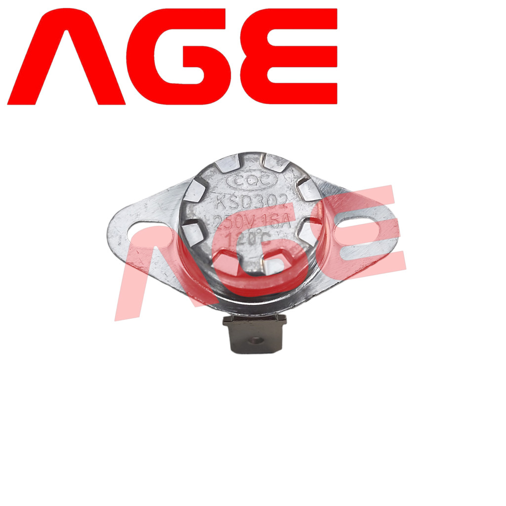 KSD302 เทอร์โมสตัท 250V 16A 120C (NC Type),KSD302 Thermostat