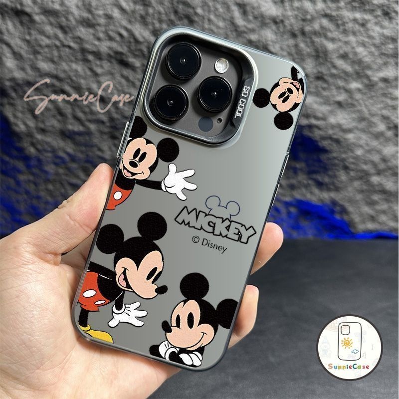 แฟชั่นดูเดิลการ์ตูนน่ารักคู่มิกกี้ คู่การ์ตูน สําหรับiPhone 7Plus 14 11 15 13 12 Pro Max XR 14 7 8 6s 15 6 Plus X XS MAX - รูปที่ 4
