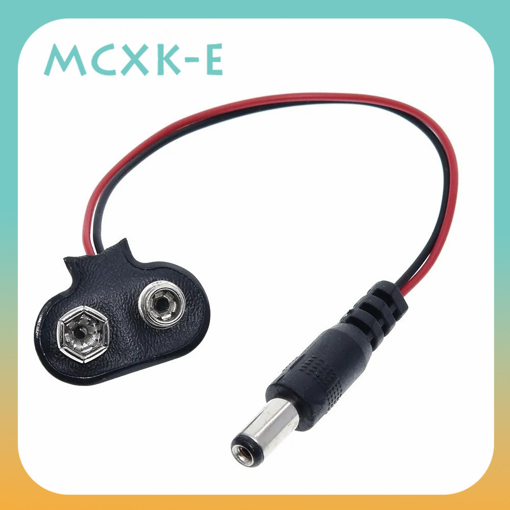 ปลั๊กปุ่มกดแบตเตอรี่ 90 DC 9V สําหรับ Arduino Mega 2560 1280 UNO R3 132 9V