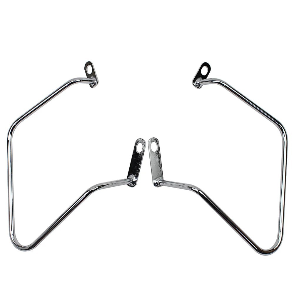 สําหรับ Kawasaki W 400 W 650 W 800 W400 W650 W800 Saddlebag สนับสนุนวงเล็บด้านข้างกระเป๋าผู้ถือ Moun