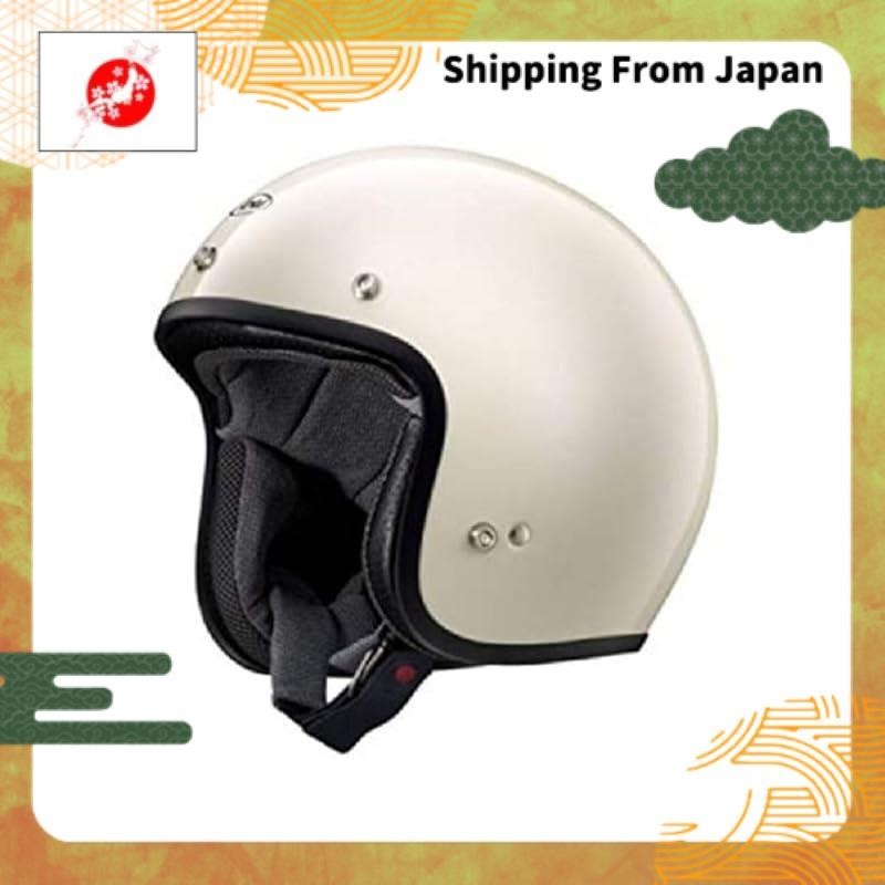 (จากญี่ปุ่น) หมวกกันน็อครถจักรยานยนต์ Arai CLASSIC MOD Pilot สีขาว 59-60 ซม.
