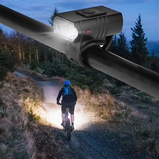 Thorsight ไฟหน้าจักรยาน โคมไฟ LED 10W 1000LM 6 โหมด ชาร์จ USB กันน้ํา สําหรับจักรยานเสือภูเขา ไฟเตือนไฟฉาย