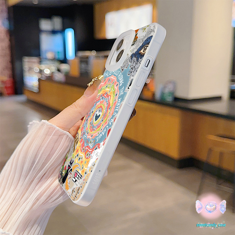 เคสFORไอโฟน เทพธิดาแห่งดวงอาทิตย์ สำหรับ เคส IPhone 11 12 16 15  13 Pro Max X XR XS Max 8 7 Plus SE 2020 เปลือกนิ่ม เคส - รูปที่ 5