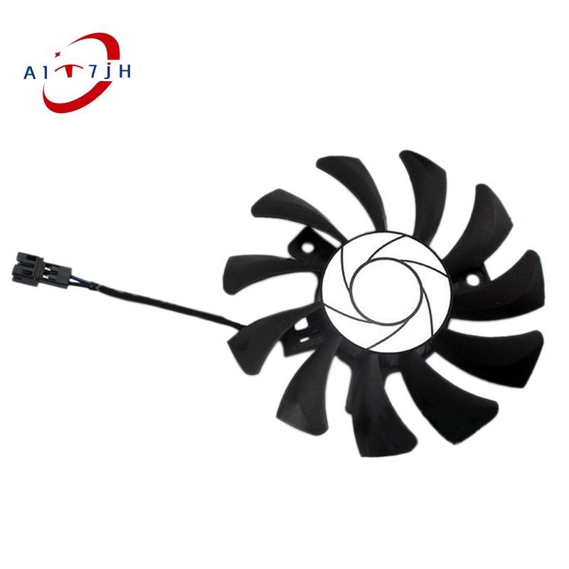 Ha8010h12f-z 75 มม.2Pin GTX1050Ti GPU Cooler พัดลมคู่สําหรับ GTX 1050Ti GTX-1050-Ti-4GT-OC