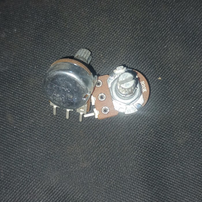 Potentio mono 20k เพลาหมุนสั้นเมตร B20K 203 B203 BA PLUS APLUS F Fajar electro 2