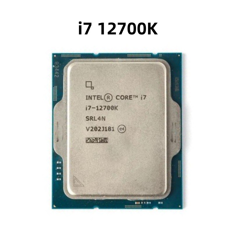 Intel Core i7 12700K โปรเซสเซอร์เดสก์ท็อป 25M แคชสูงสุด 5.00 GHz 12-Cores 20-Threads 128 GB DDR5/DDR