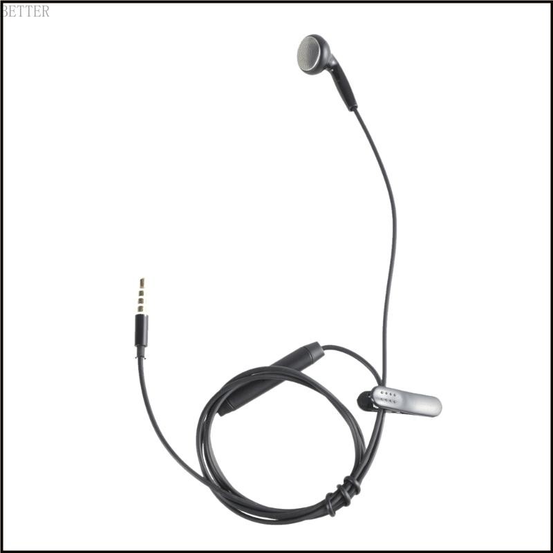 เบตต์ เอียร์บัดด้านเดียวสเตอริโอเสียงด้านข้างที่อุดหูพร้อมไมโครโฟนสําหรับการฟังหูเดียว