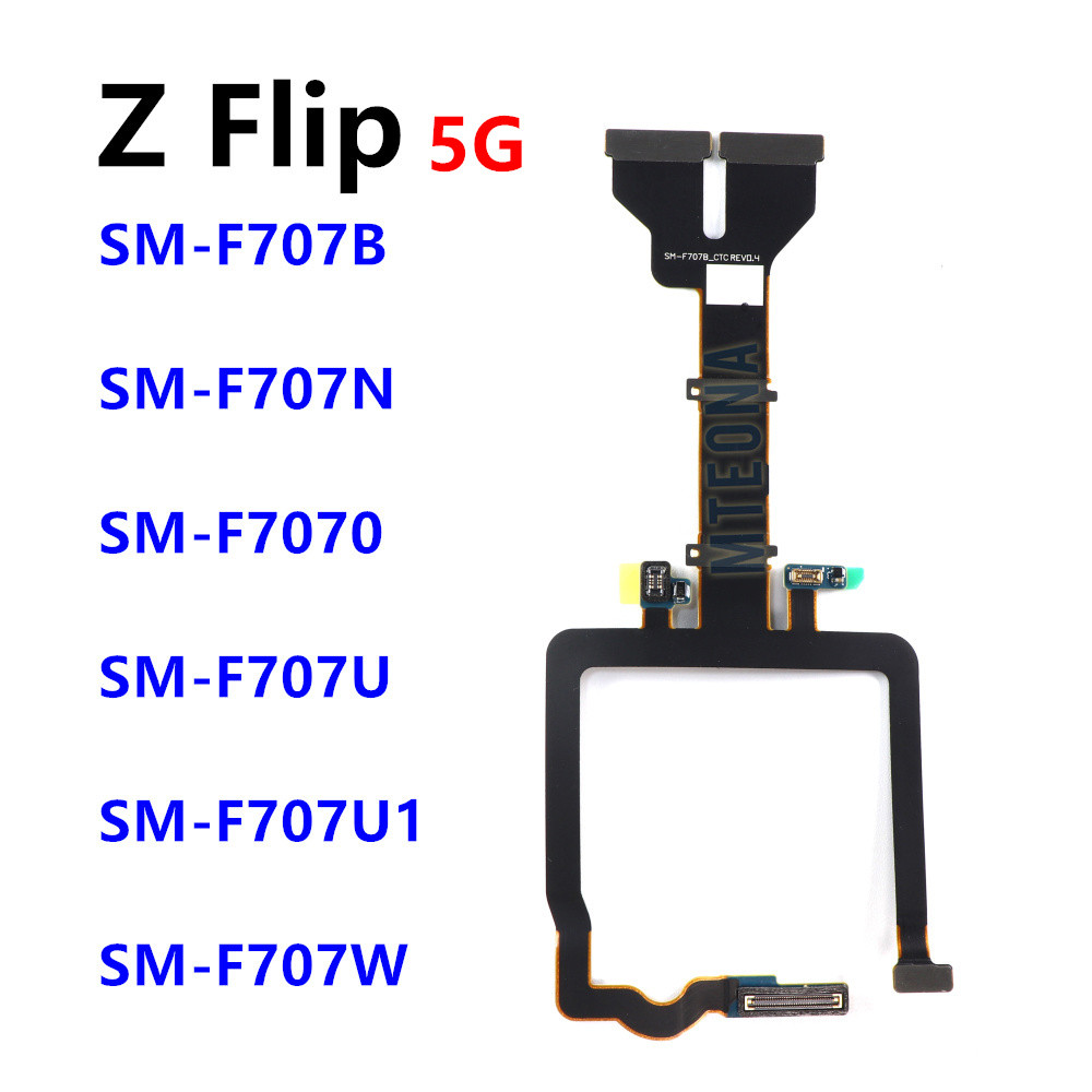 เมนบอร์ด Flex สําหรับ Samsung Galaxy Z Flip 5G F707 SM-F707B F707U F707N ขั้วต่อเมนบอร์ด Flex Cable 
