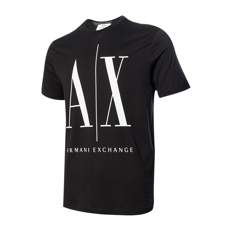 [100% Cotton] Armani Exchange Armani เสื้อยืดลําลองสําหรับผู้ชายแขนสั้นพิมพ์ลาย 20 Years Ax 8nztpazj