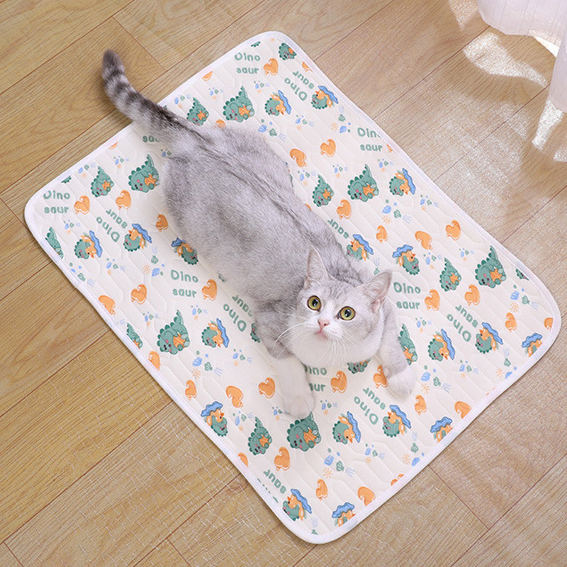 SKISOPGO ที่นอนเย็น ที่นอนสัตว์เลี้ยง PetCoolMat เบาะหมา เย็นสบาย ระบายความร้อนที่ยาวนวัสดุลาเท็กซ์ - รูปที่ 5