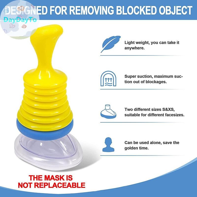Daydayto Rescue First Aid Kit Anti Suffocation Choking อุปกรณ์ฉุกเฉินเพื่อใช้ Breathing Trainers Choking Combo TH