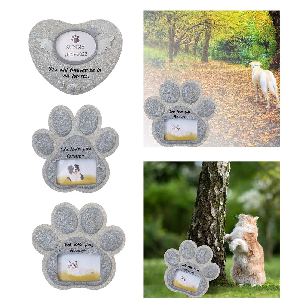 [ สุนัข Grave Marker Cat Headstone สัตว์ Gravestone สําหรับ Yard ในร่มกลางแจ้ง Keepsake สัตว์เลี้ยง Remembrance ของขวัญ