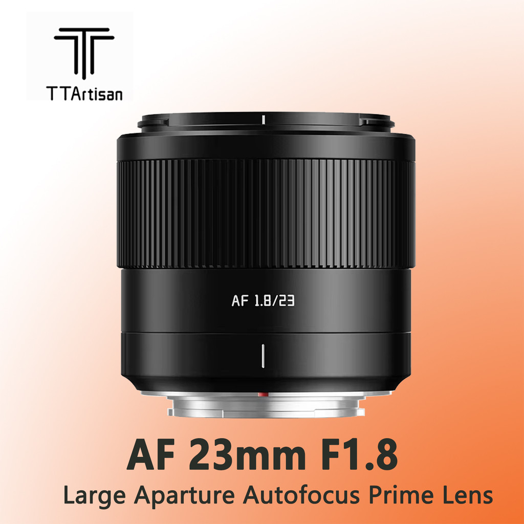 Ttartisan AF 23mm F1.8 ขนาดใหญ่ Aparture Autofocus Prime เลนส์สําหรับกล้อง Humanity การถ่ายภาพพร้อม Fujifilm XF-mount