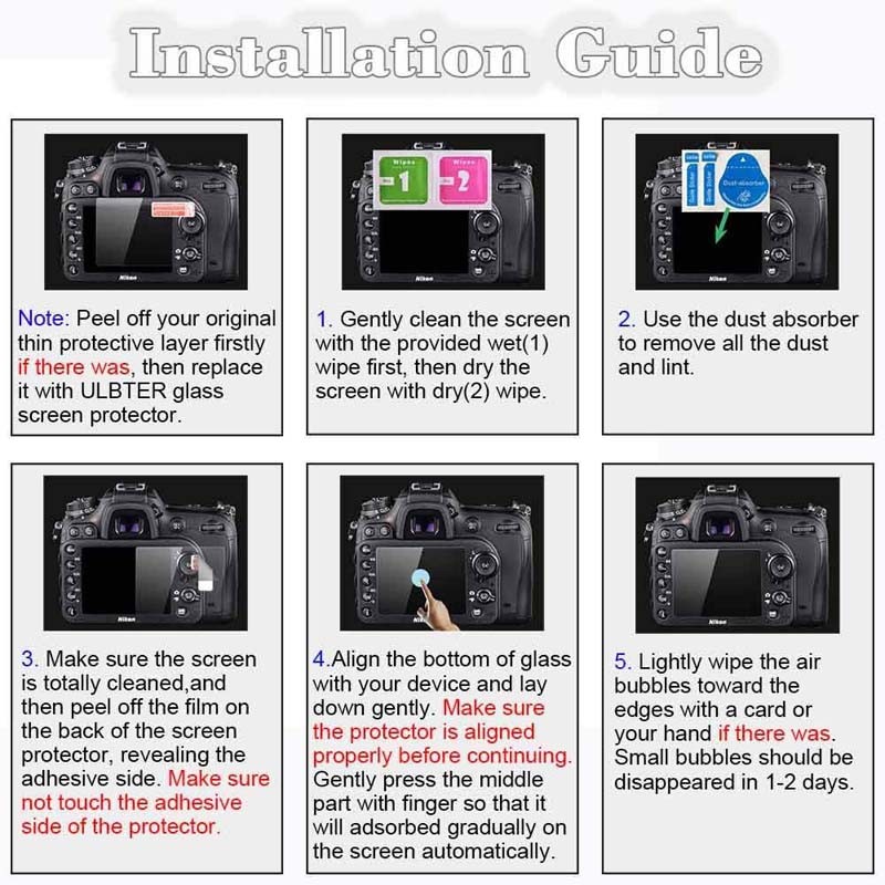 สําหรับ Canon EOS 5D 6D 7D EOS-1D X Mark IV III II 5DS R กล้อง HD Clear Slim 2.5D Anti-Scratch 9H Tough กระจกนิรภัยป้องกันหน้าจอฟิล์ม - ไม่ใช่เปลี่ยน Part