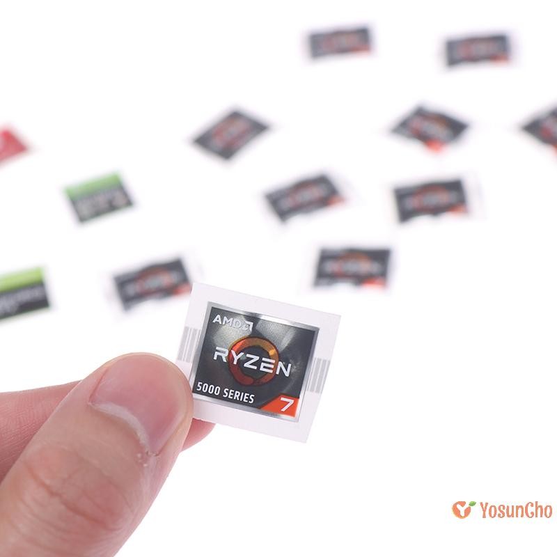 Yosunchoker] สติ๊กเกอร์ซีรีส์โปรเซสเซอร์ AMD ATHLON Ryzen R 3 5 7 Logo PRO7 Generation Label ใหม่