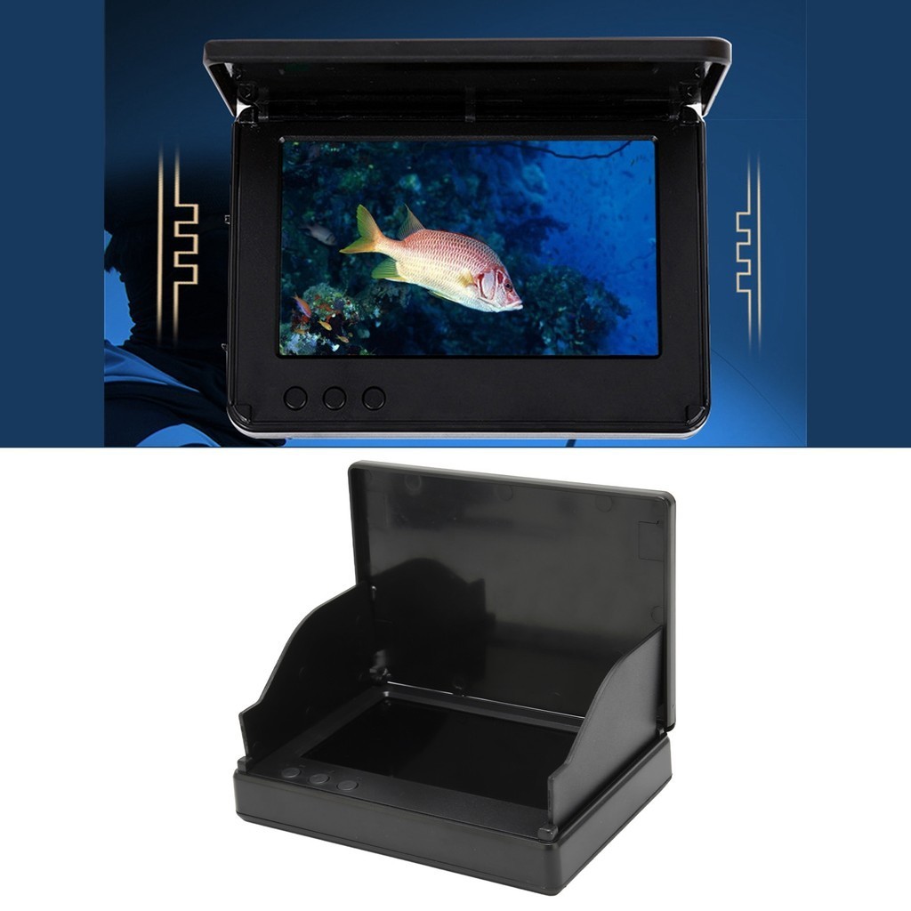 PC Mall เครื่องหาปลามืออาชีพ 4.3 นิ้วหน้าจอ IPS HD กล้องหาปลาใต้น้ำสำหรับเรือตกปลาตกปลาทะเลตกปลาน้ำแข็ง