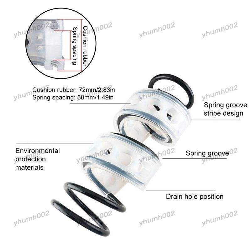 [yhumh002] บัฟเฟอร์ยางสปริงโช๊คอัพรถยนต์ 22 มม. สําหรับรถยนต์ทุกรุ่น 2 ชิ้น - รูปที่ 2