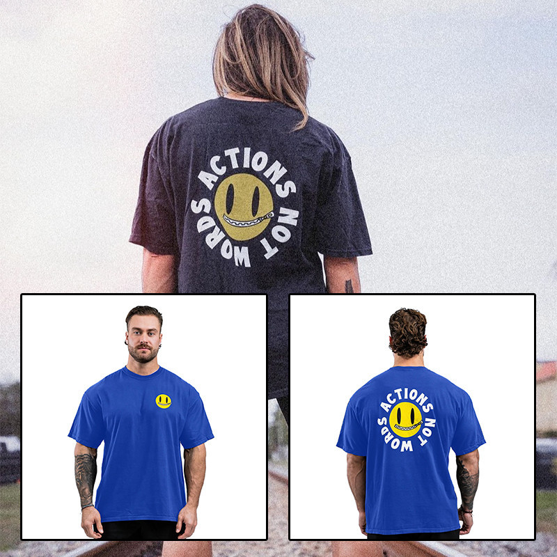 เสื้อยืดแขนสั้น ผ้าฝ้ายแท้ พิมพ์ลาย C Bolkris สไตล์อเมริกัน โอเวอร์ไซซ์ สําหรับผู้ชาย เหมาะกับการเล่นกีฬา ฟิตเนส 0128