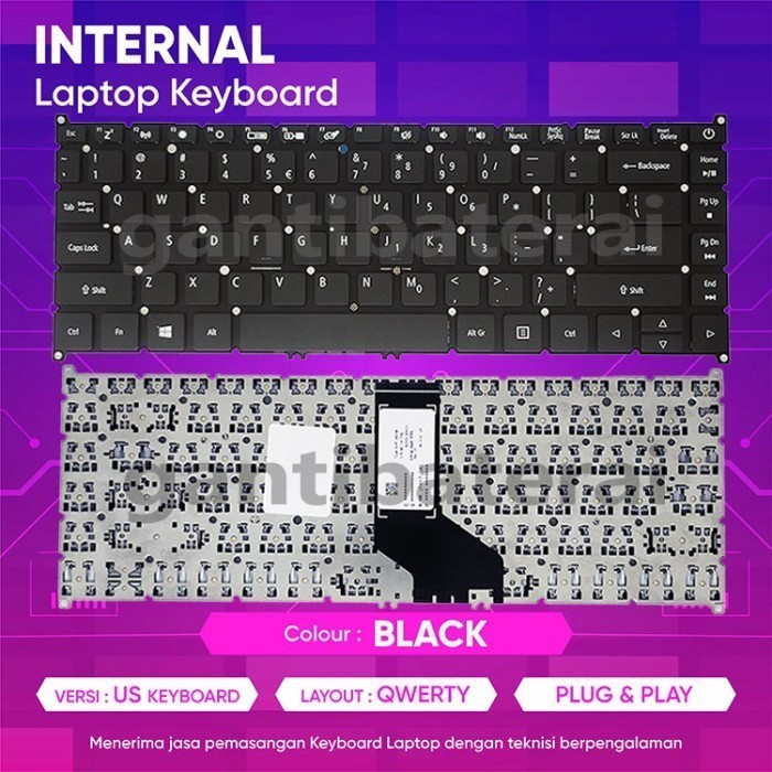 แป้นพิมพ์แล็ปท็อปสําหรับ Acer Travelmate P214-53 P40-52 P40-53 P214-41 P214 เดิม