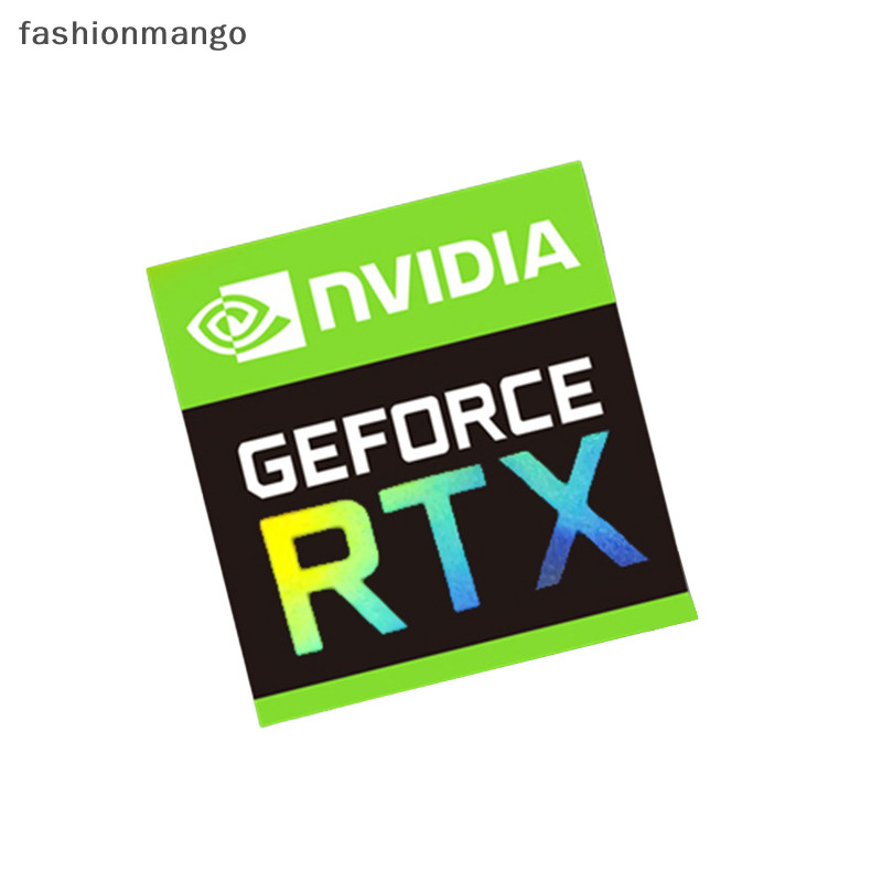 [fashionmango] ใหม่ พร้อมส่ง สติกเกอร์ฉลากกราฟิกการ์ด RTX 2080Ti 2070 2060 TITAN VR GTX 1650 1660Ti