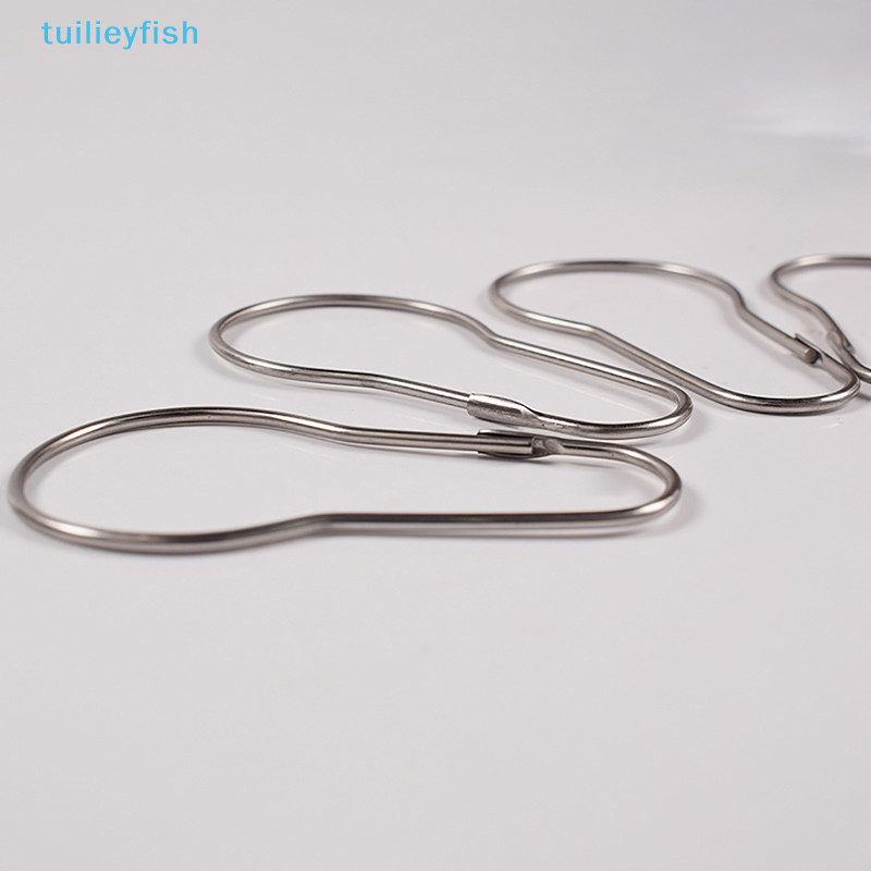 [tuilieyfish] ห่วงคาราบิเนอร์ คาราบิเนอร์ เปิดม่านหน้าต่าง อุปกรณ์เสริม สําหรับอาบน้ํา 10 20 ชิ้น [IH] ราคา ถูกที่สุด ดีลบีเคเค แกลเลอรีภาพที่ 7