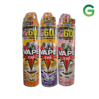 ช้างเวป หัวฉีดคู่ 600+60มล แพ็ค3กป.คละสี
