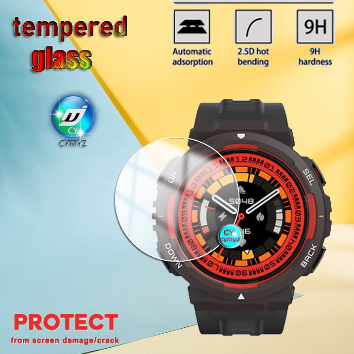 ฟิล์มกระจกนิรภัยกันรอยหน้าจอ 9H สําหรับ Amazfit Active Edge Amazfit Active Edge