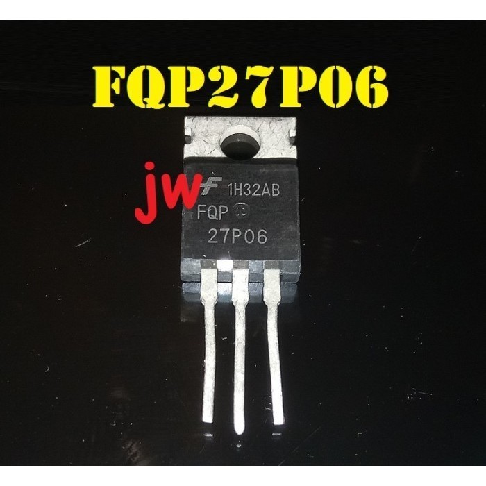 เครื่องมือชิ้นส่วน FQP27P06 FQP 27P06 -60V -27A P Channel MOSFET