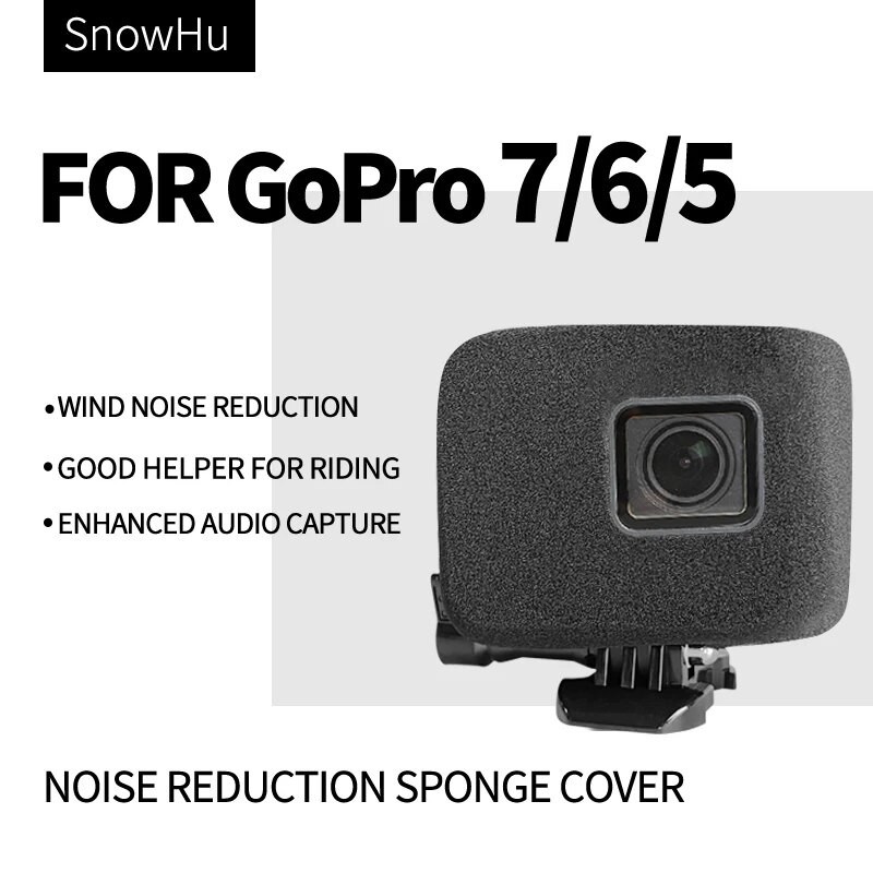 Windslayer Windshield Sponge Foam Case for GoPro Hero 5 6 7Black Wind Noise Reduction Cover For GoPr