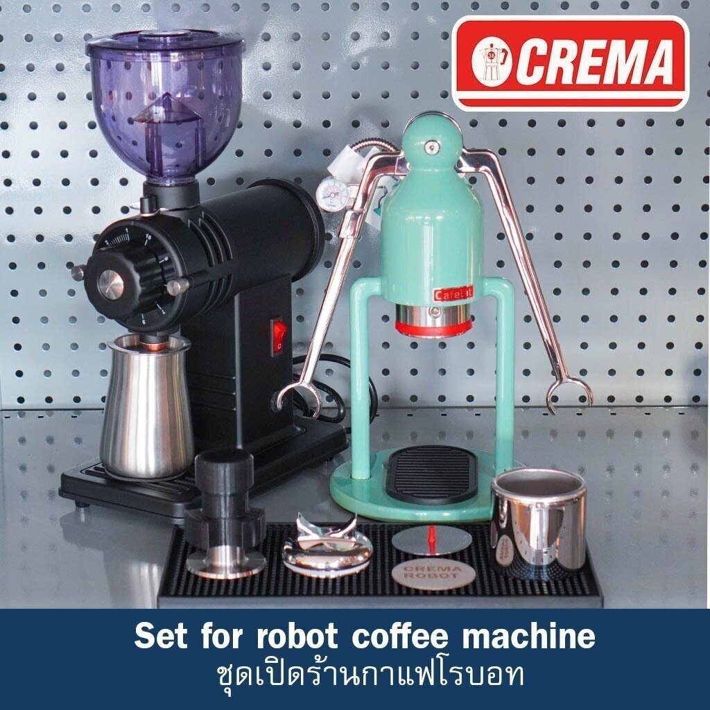 ชุดเปิดร้านกาแฟโรบอท ROBOT Coffee : พร้อมสูตรชงร้านกาแฟ Slowbar