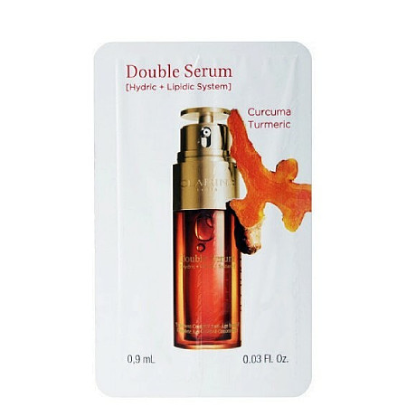 CLARINS Double Serum Traitement Complet Anti-age Intensif 0.9ml เซรั่มบำรุงผิว