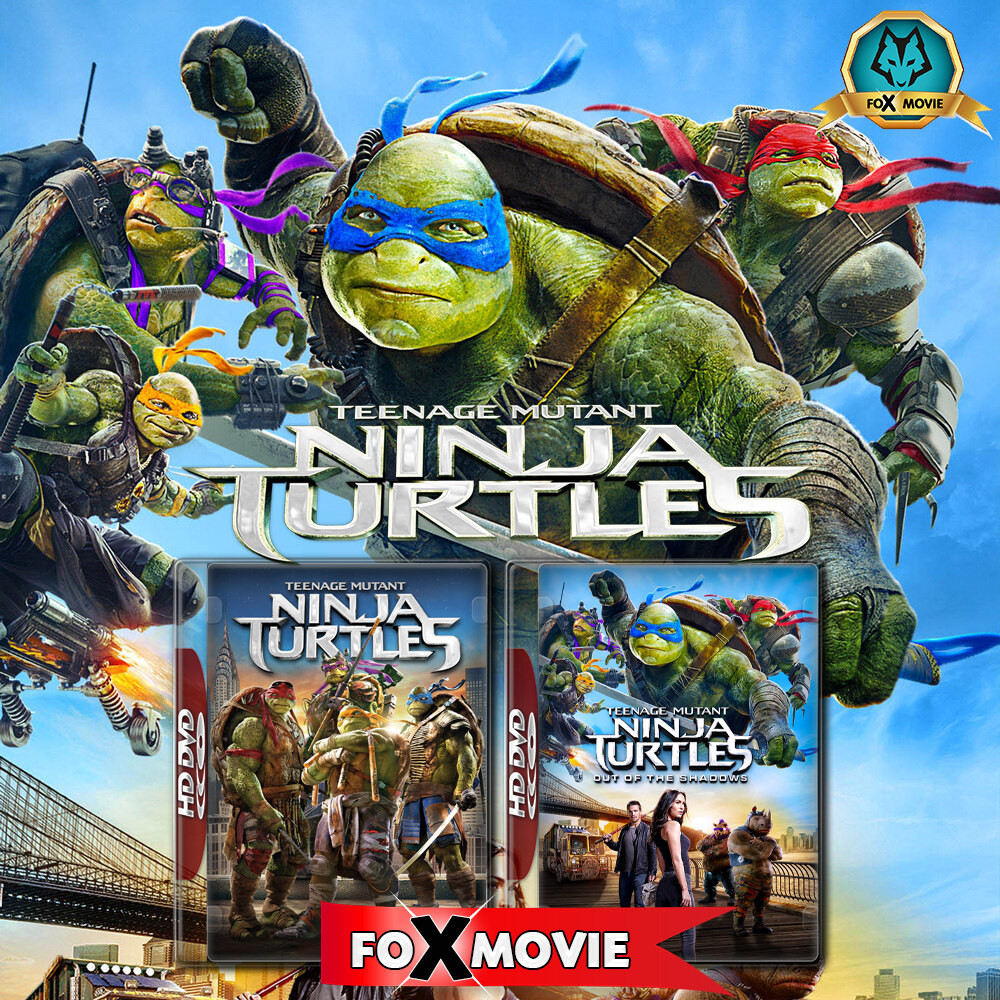 Teenage Mutant Ninja Turtles เต่านินจา จากเงาสู่ฮีโร่ 1-2 DVD หนัง มาสเตอร์ พากย์ไทย