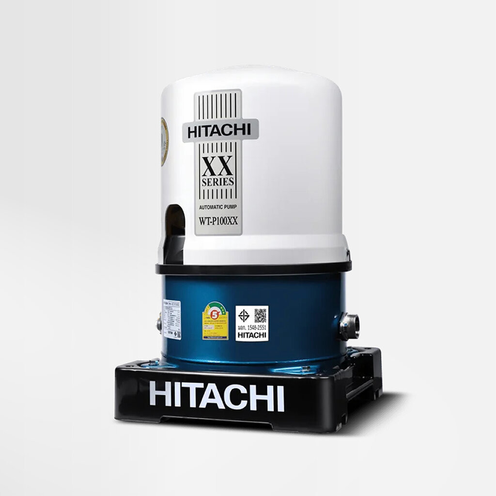 HITACHI ปั๊มน้ำอัตโนมัติถังกลม รุ่น WT-P300XX 300W - 400W