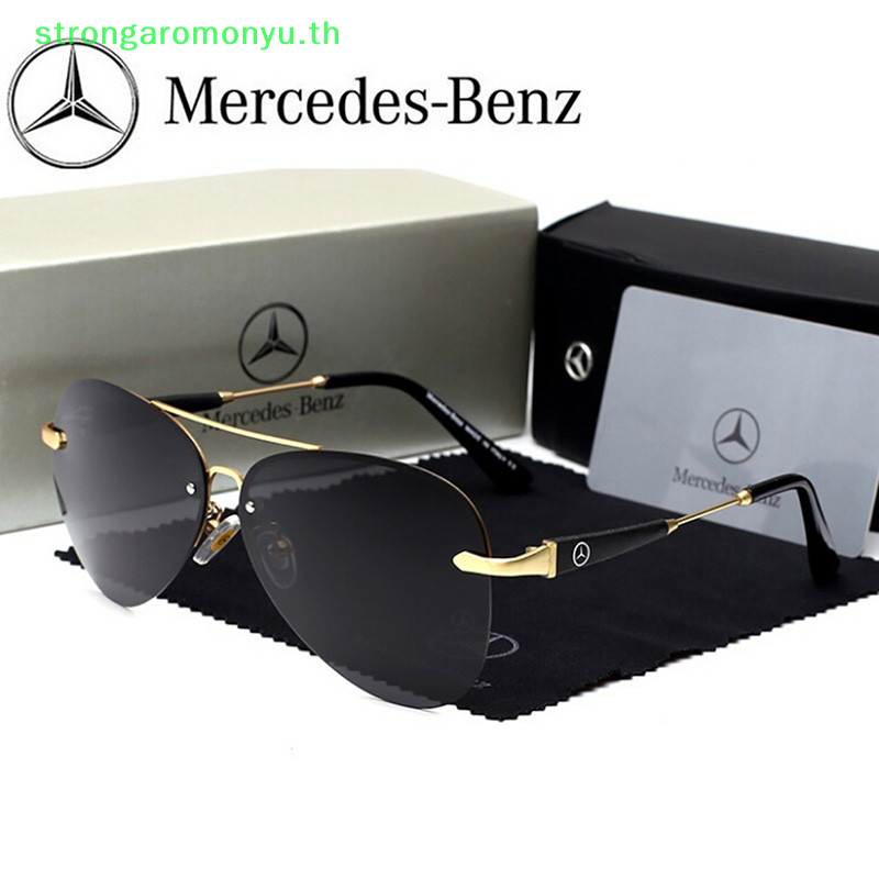 Strongaromonyu Mercedes Benz Sunglasses แว่นตากันแดด เลนส์โพลาไรซ์ สําหรับผู้ชาย เหมาะกับการตกปลา ขับรถ TH