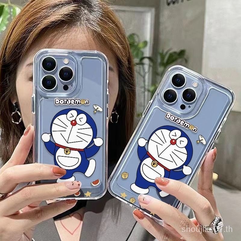 Y6413 เคสโทรศัพท์มือถือ กันกระแทก ลายโดราเอมอน อวกาศ เรียบง่าย สําหรับ Apple Iphone 15 14promax 13 12 11 xs xr LWG3