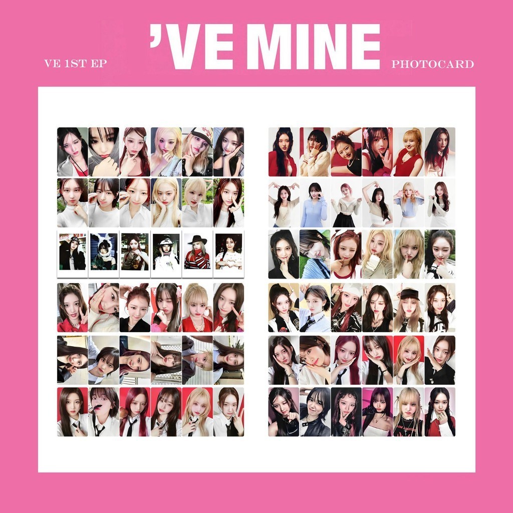 Ive -1st EP I'VE MIN ของสะสมการ์ดคลาสสิก WONYOUNG LIZ LEESEO GAEUL YUJIN REI Idol