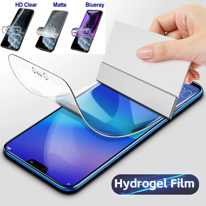 ฟิล์มไฮโดรเจลกันรอยหน้าจอ สําหรับ Motorola Moto One 5G Ace One Fusion Vision Plus Fusion Vision One Hyper Macro Moto G84 G04 G34 G54 G24