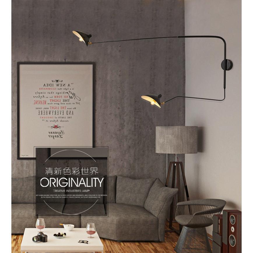 โคมไฟติดผนัง led รูปกรงเล็บเป็ด สร้างสรรค์ สไตล์อุตสาหกรรม B & B สไตล์โมเดิร์น สําหรับตกแต่งบ้าน - รูปที่ 4