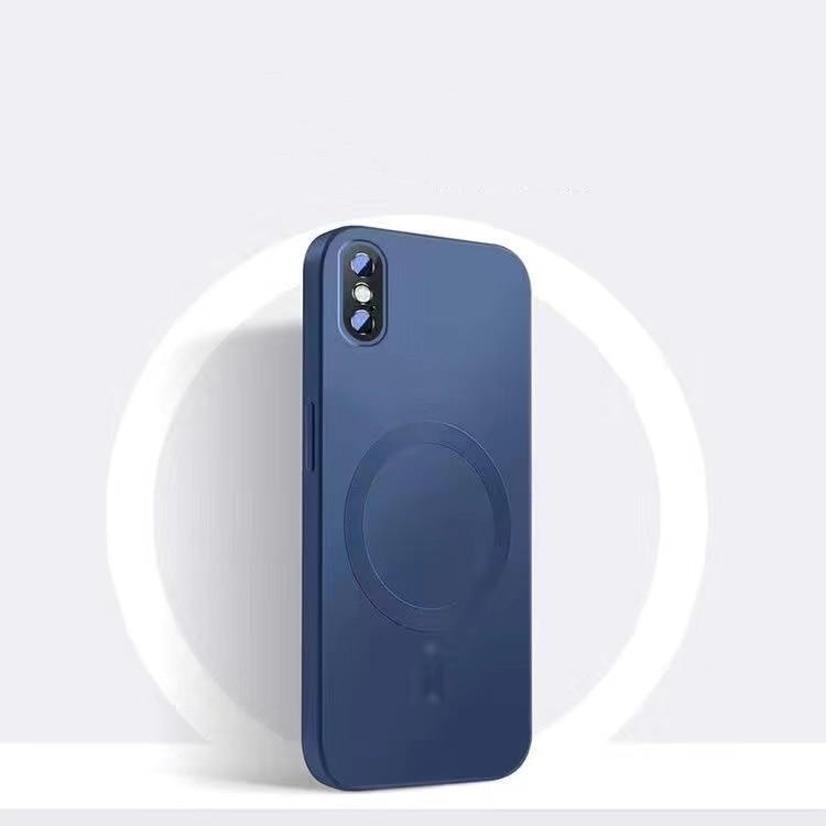 ใหม่ เคสโทรศัพท์มือถือ ซิลิโคน ชุบไฟฟ้า แม่เหล็ก กันกระแทก สําหรับ iPhone X XS Max xr 11 12 13 Pro Max 7 8 Plus