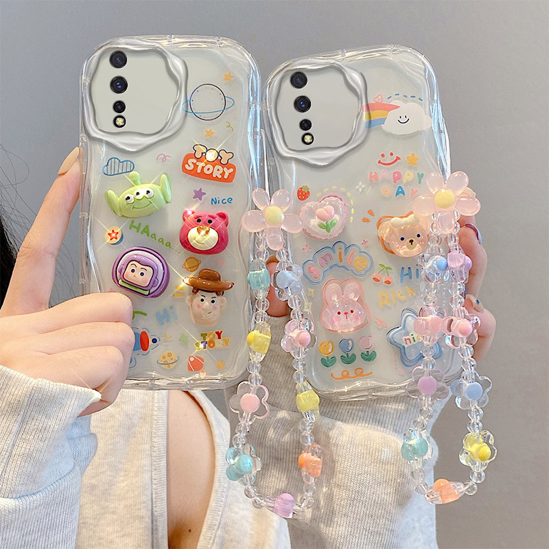 เคส vivo s1 เคส vivo y7s z5 z1x เคสโทรศัพท์มือถือ TPU ใส กันกระแทก ลายตุ๊กตา สําหรับ vivo s1 y7s TYG