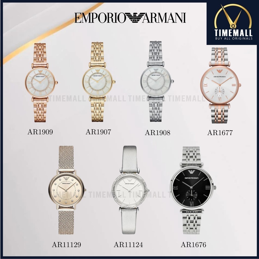 TIME MALL นาฬิกา Emporio Armani OWA96 นาฬิกาข้อมือผู้หญิง นาฬิกาผู้ชาย แบรนด์เนม Brand Armani Watch 