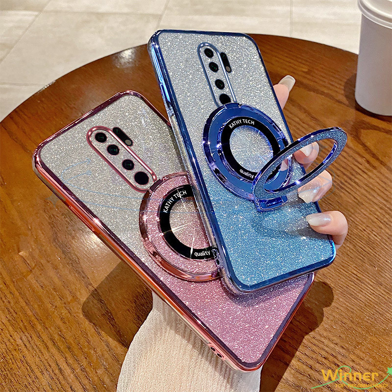 เคส Redmi 9 9A 9C 10A 9T โทรศัพท์มือถือ เซ็กซี่ แวววาว พร้อมขาตั้ง สําหรับ 1ZJSF
