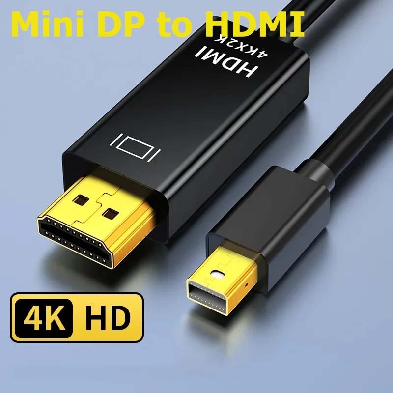 Ventio Mini DP เป็น HDMI Mini Display Port to HDMI Adapter (Thunderbolt 2.0) 4K  Adapter Cable Suitable for MacBook
