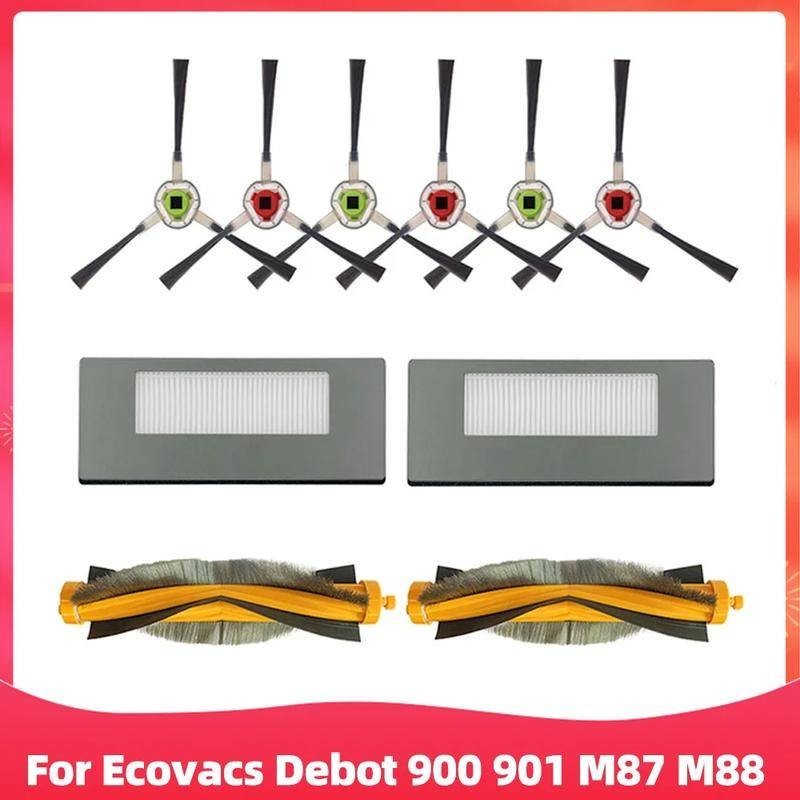 Ecovacs Deebot Ozmo 900 DN5G M87 M88 อะไหล่ไส้กรอง HEPA แปรงหลัก แปรงด้านข้าง ผ้าม็อบ สําหรับหุ่นยนต์ดูดฝุ่น