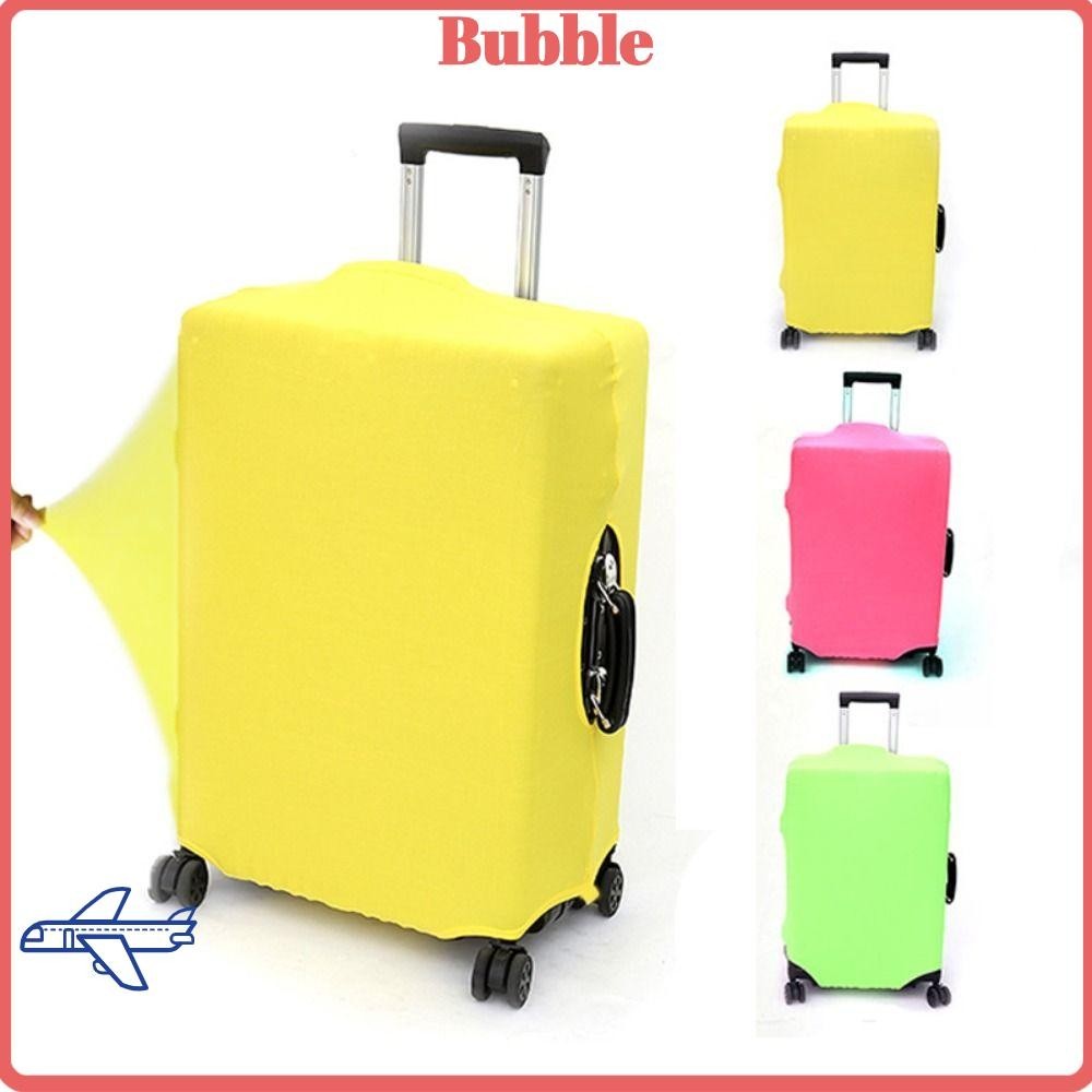 Bubble ผ้าคลุมกระเป๋าเดินทาง กันฝุ่น ผ้ายืด อุปกรณ์เสริม ไม่ทอ 18-28 นิ้ว ป้องกันรอยขีดข่วน กระเป๋าเดินทาง กระเป๋าเดินทาง